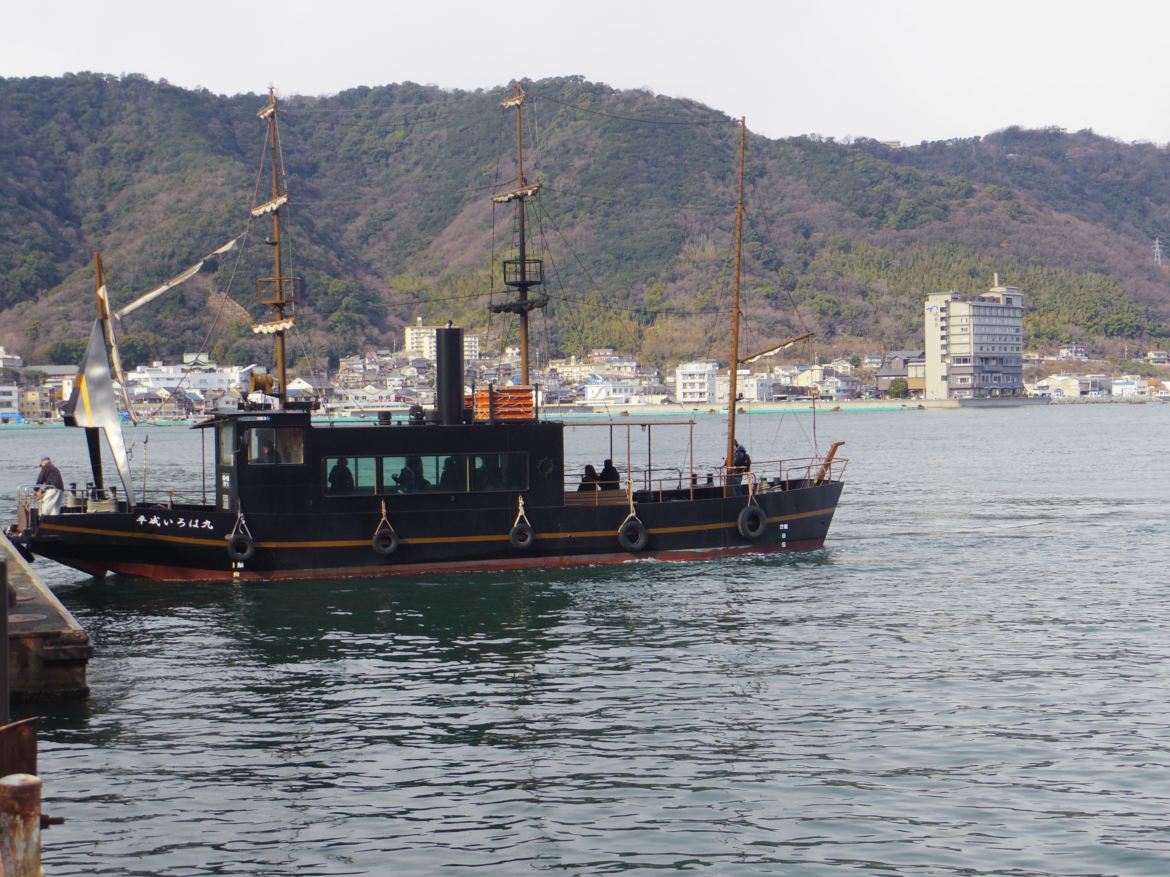 鞆の浦 木の看板